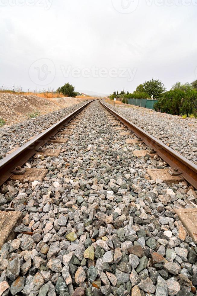 Scenic railroad view photo