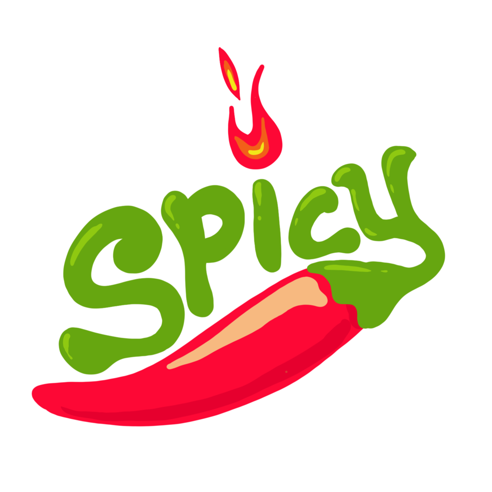 Spicy chili pepper level labels. spicy food mild and extra hot sauce