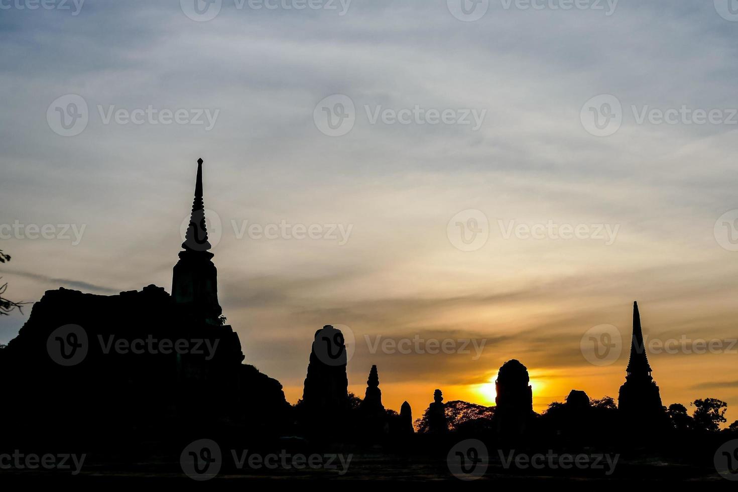 An old temple in Thailand photo