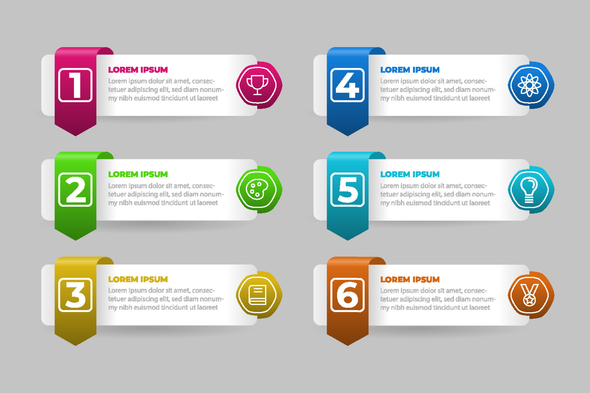 List Table of Content Infographic Template 22609522 Vector Art at Vecteezy