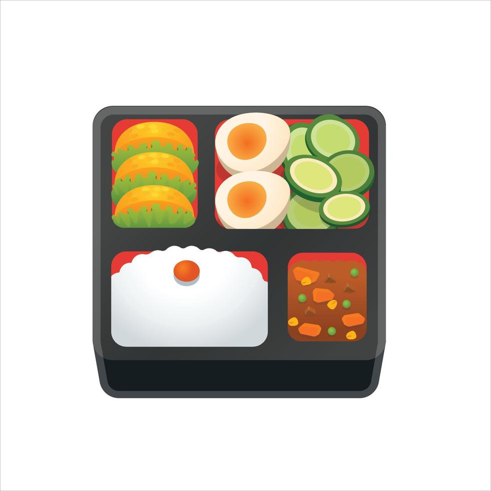 bentobox Illustration Vector