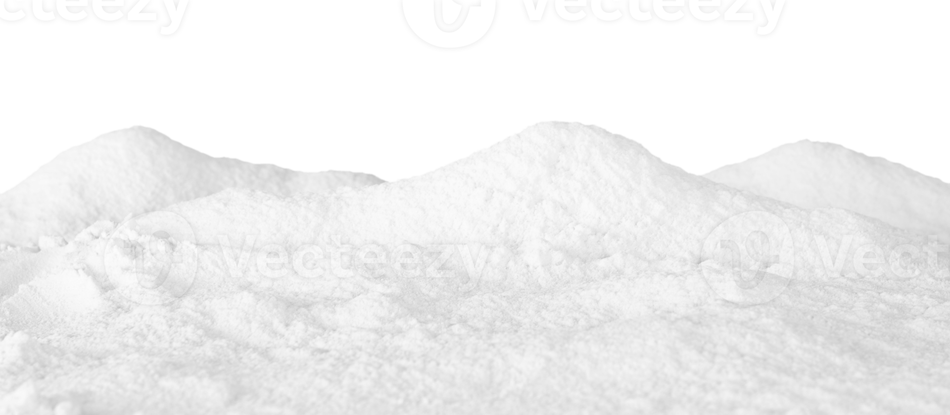 White Snow Overlay isolated for winter element png