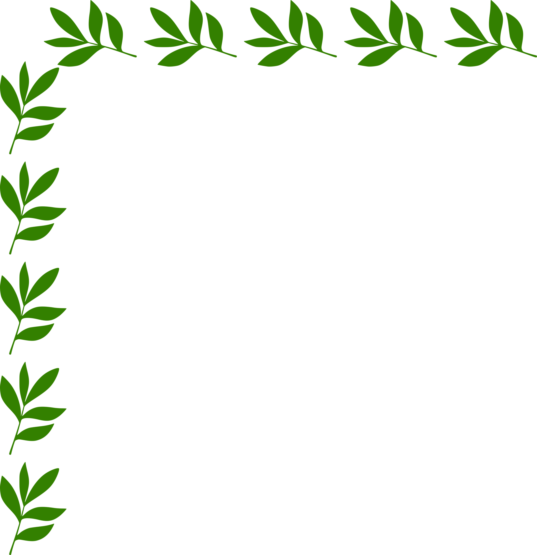 decorative leaf corner frame. 22609904 PNG