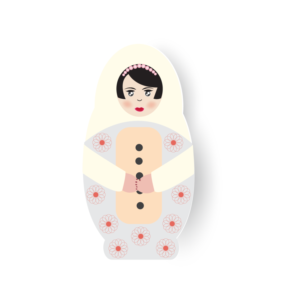 Matryoshka doll for decorative. png