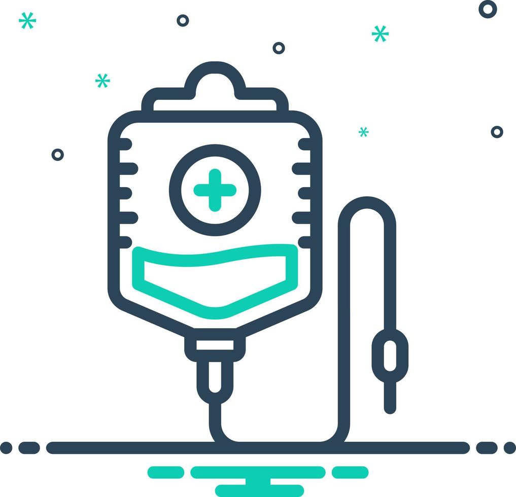 mix icon for iv vector