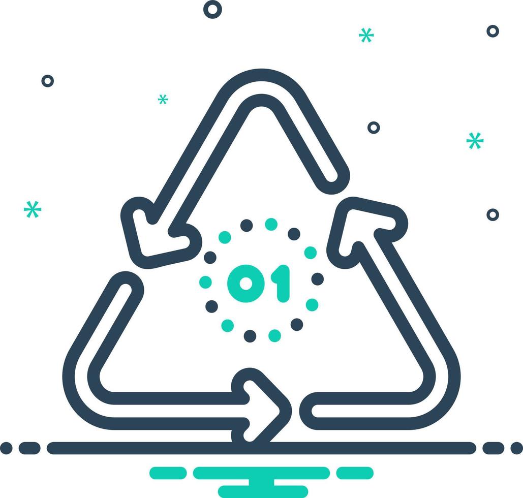 mix icon for pete vector