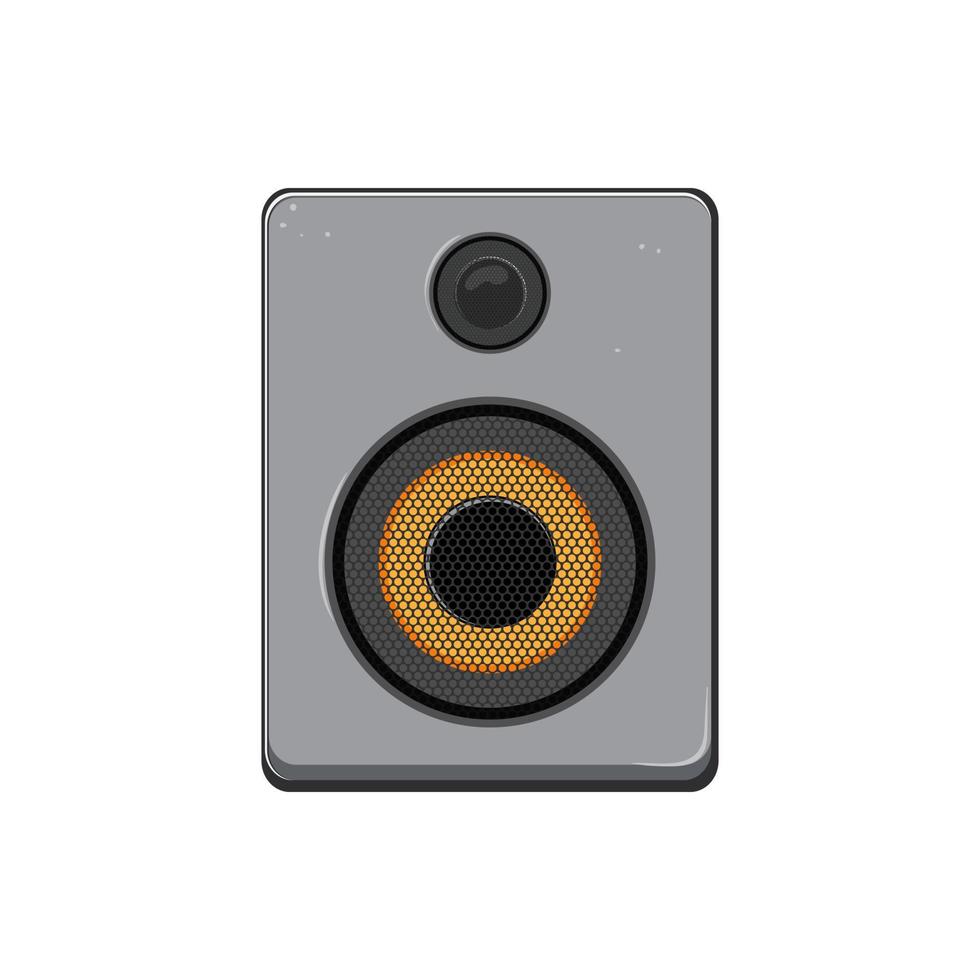 professional studio sound monitor cartoon vector illustration