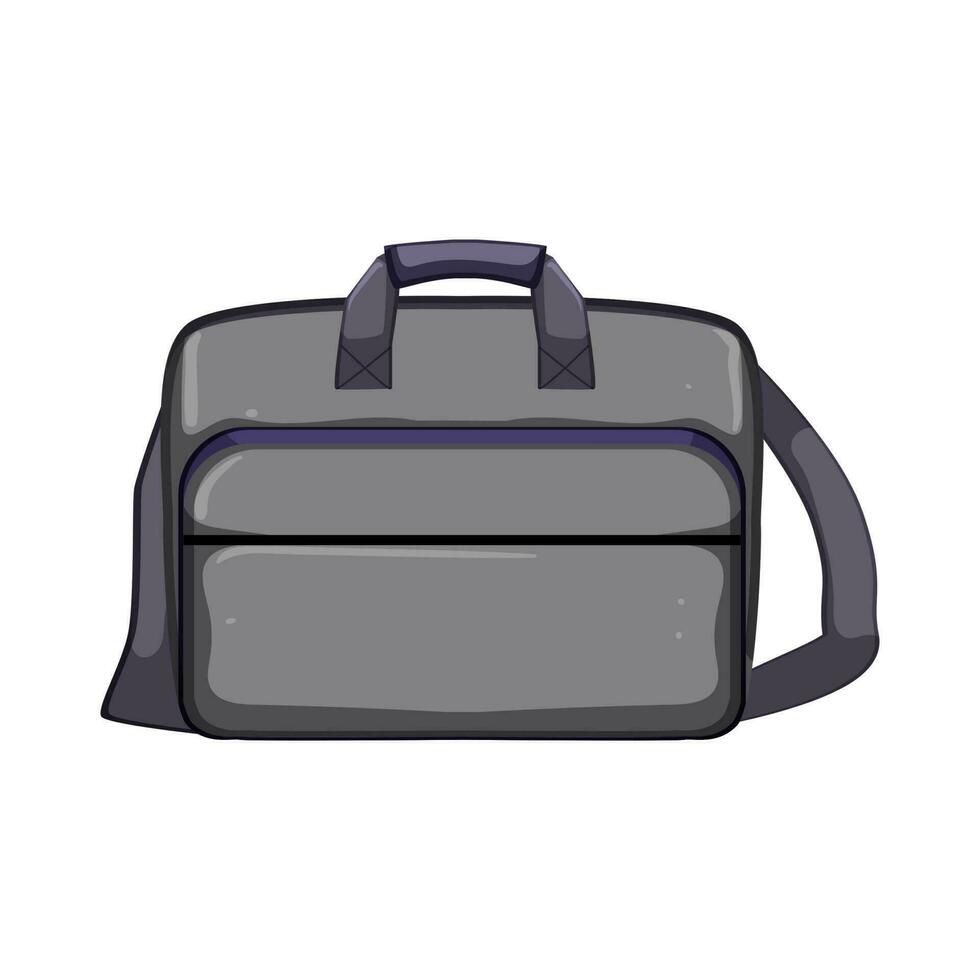 maletín portátil bolsa dibujos animados vector ilustración