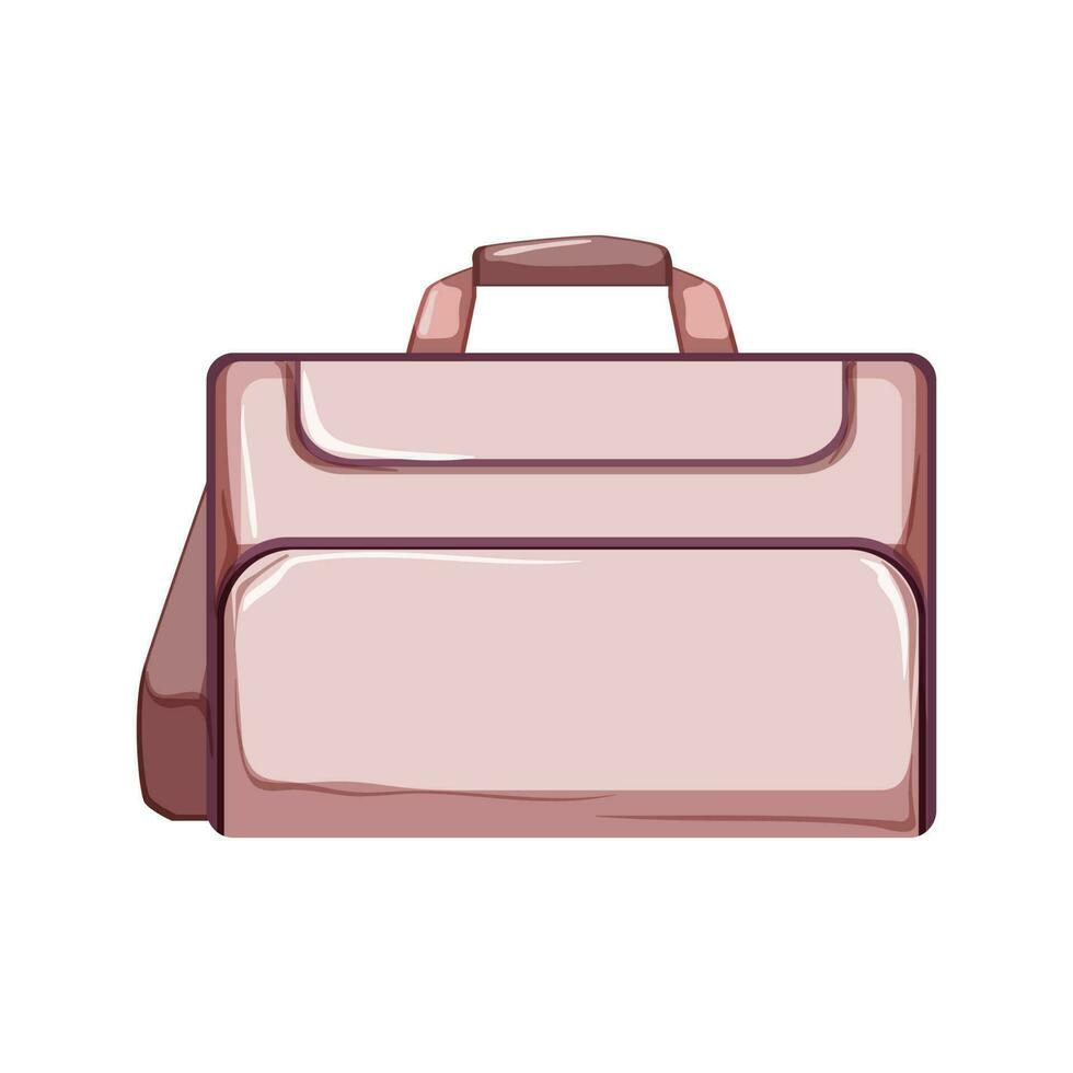 fashion laptop bag cartoon vector illustration