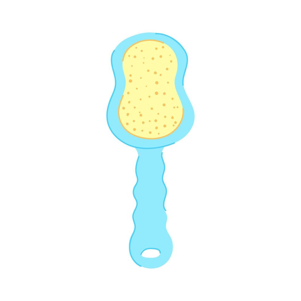 pedicure callus remover cartoon vector illustration