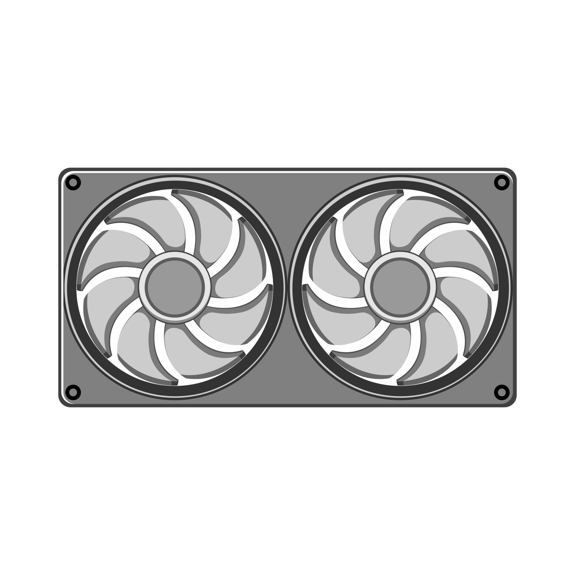 computer cooling fan pc cartoon vector illustration 22610653 Vector Art
