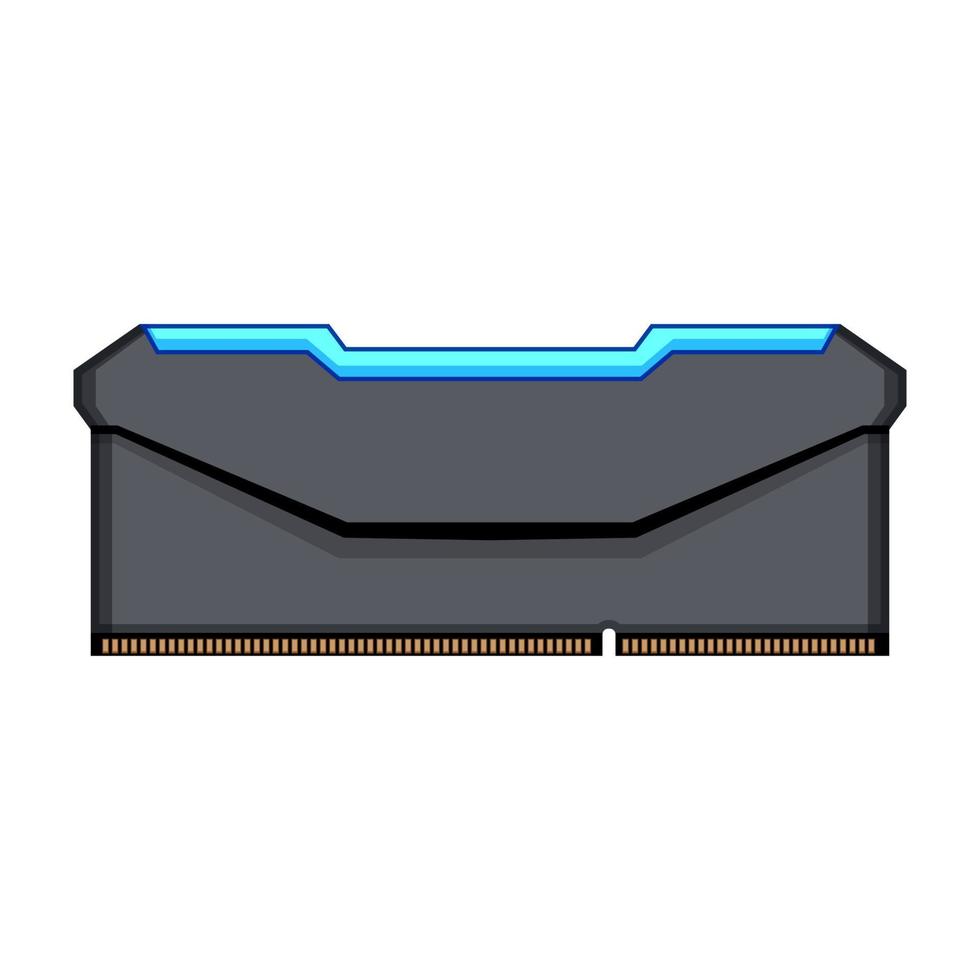 access desktop memory cartoon vector illustration