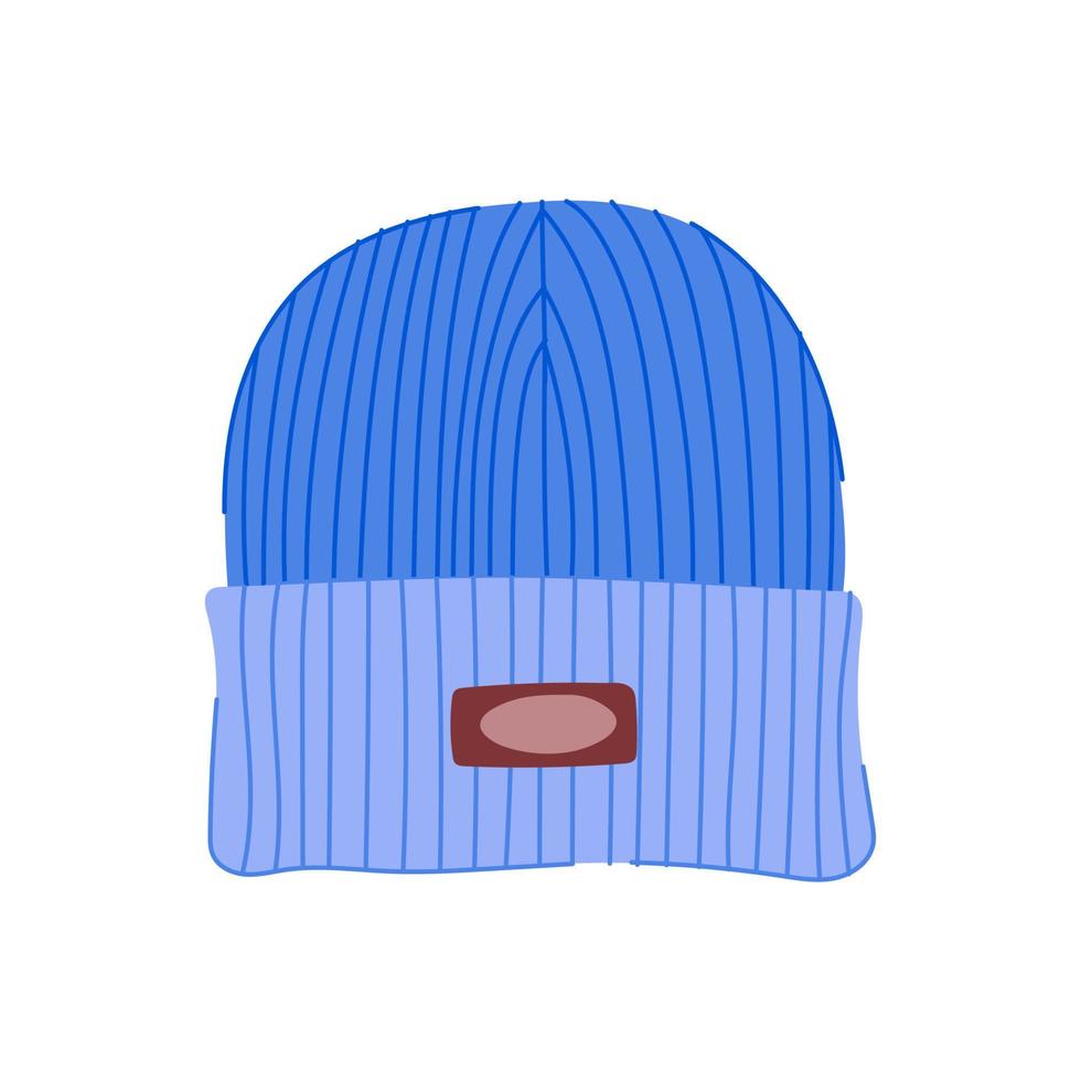 cap beanie hat cartoon vector illustration