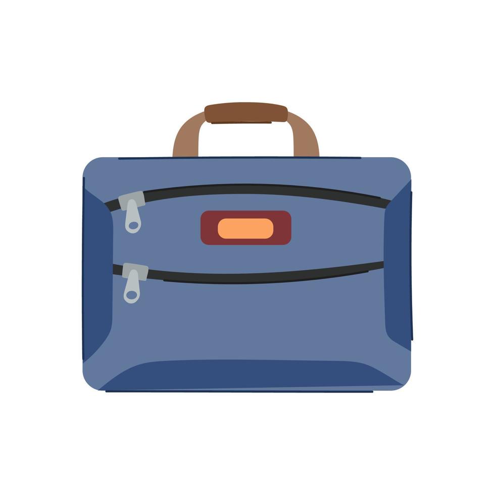 case briefcase for men cartoon vector illustration