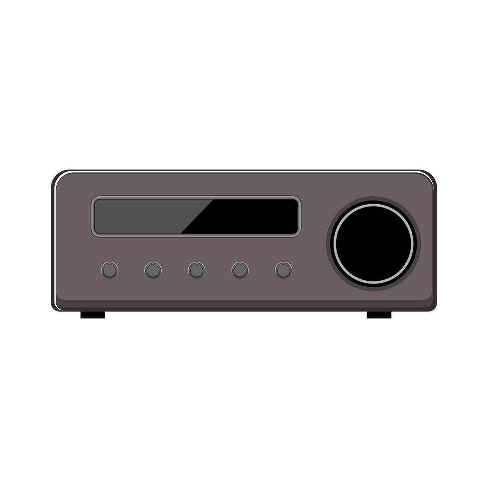 amplifier av receiver cartoon vector illustration