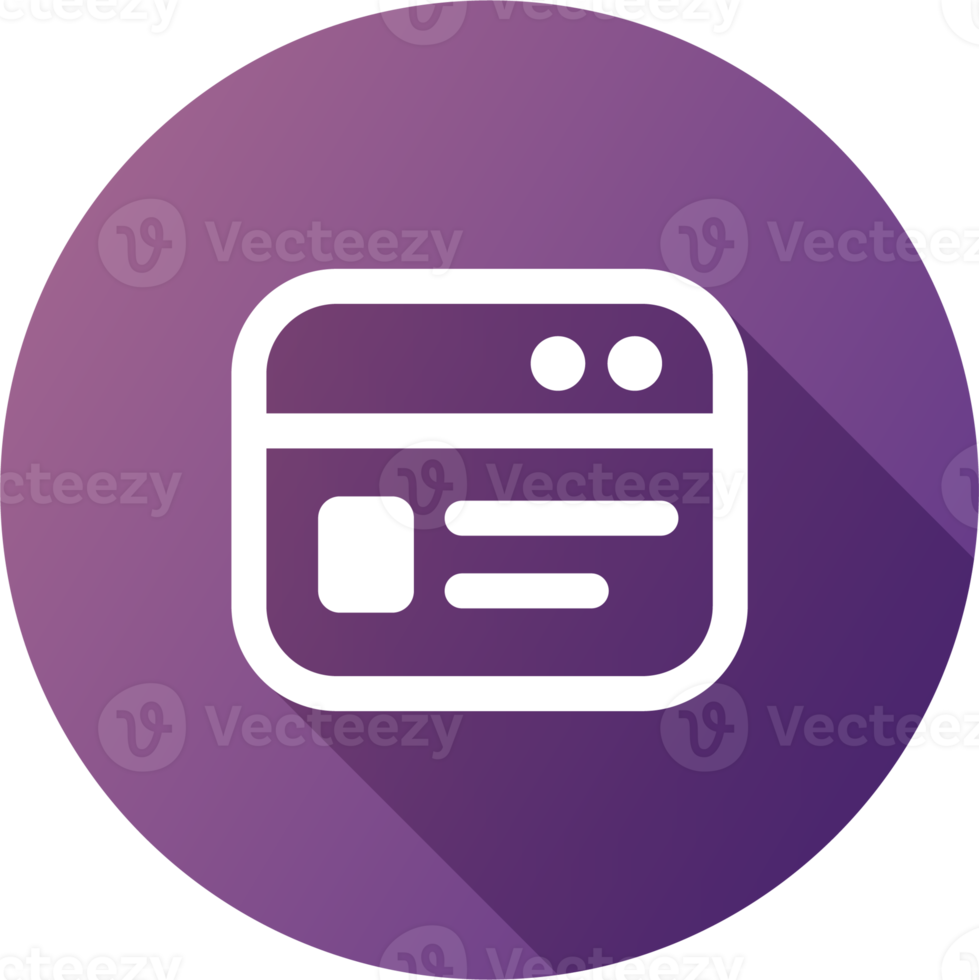 Credit card icon in flat design style. Payment card signs illustration. png