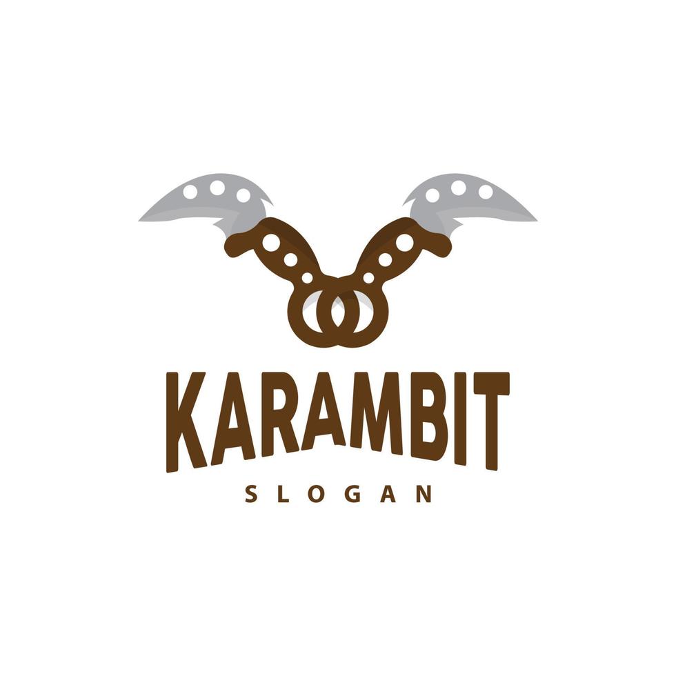 kerambito logo, Indonesia luchando arma vector, ninja luchando herramienta sencillo diseño, modelo ilustración símbolo icono vector