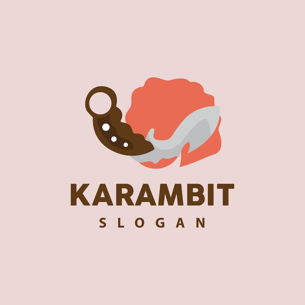 kerambito logo, Indonesia luchando arma vector, ninja luchando herramienta sencillo diseño, modelo ilustración símbolo icono vector