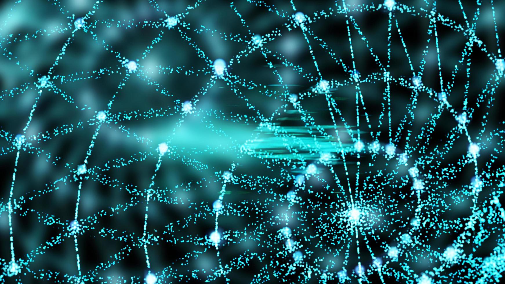 Blue semi globe network pattern background - computer illustration graphic science and technology background photo