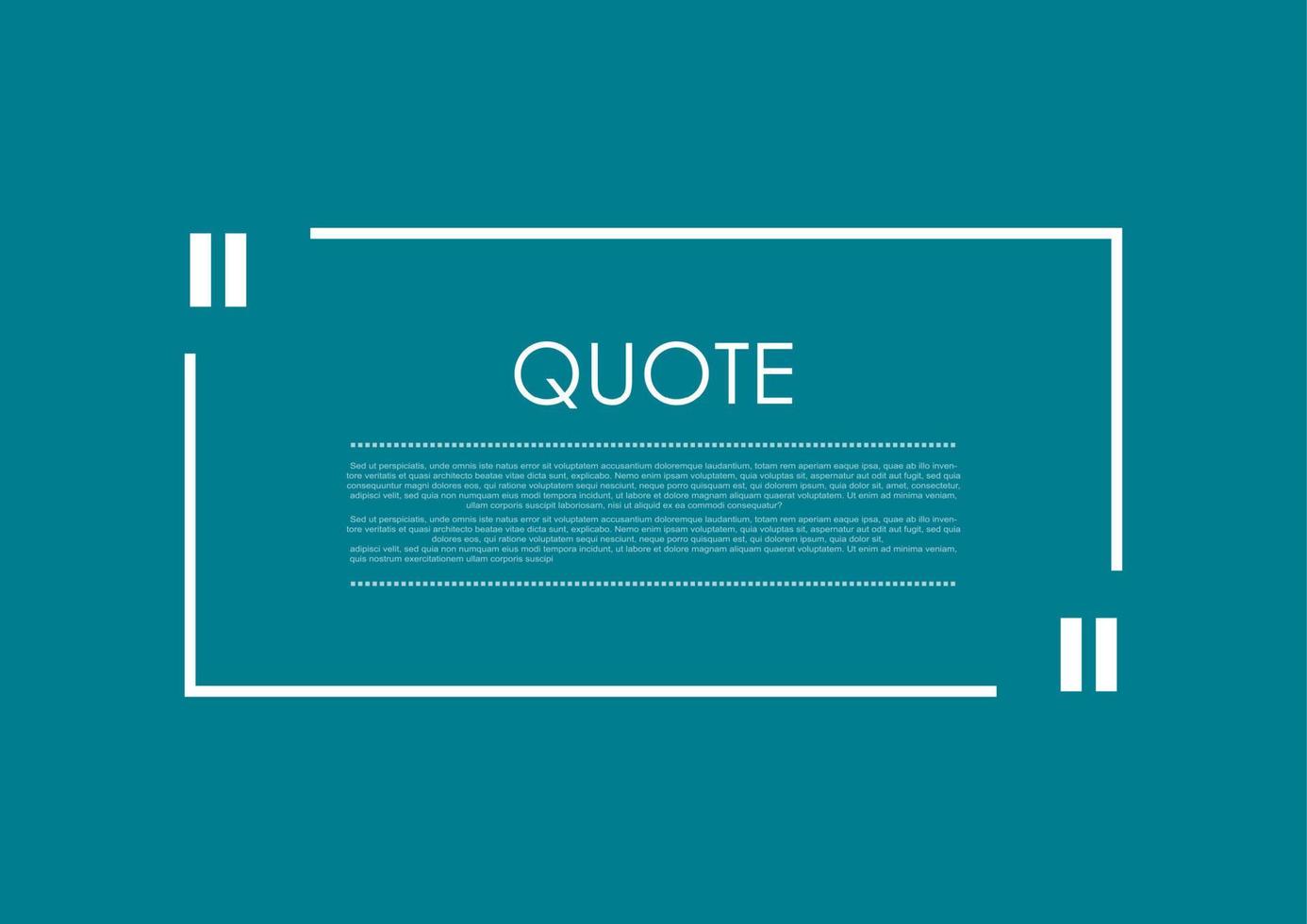 Quote blank speech bubble abstract bright design vector