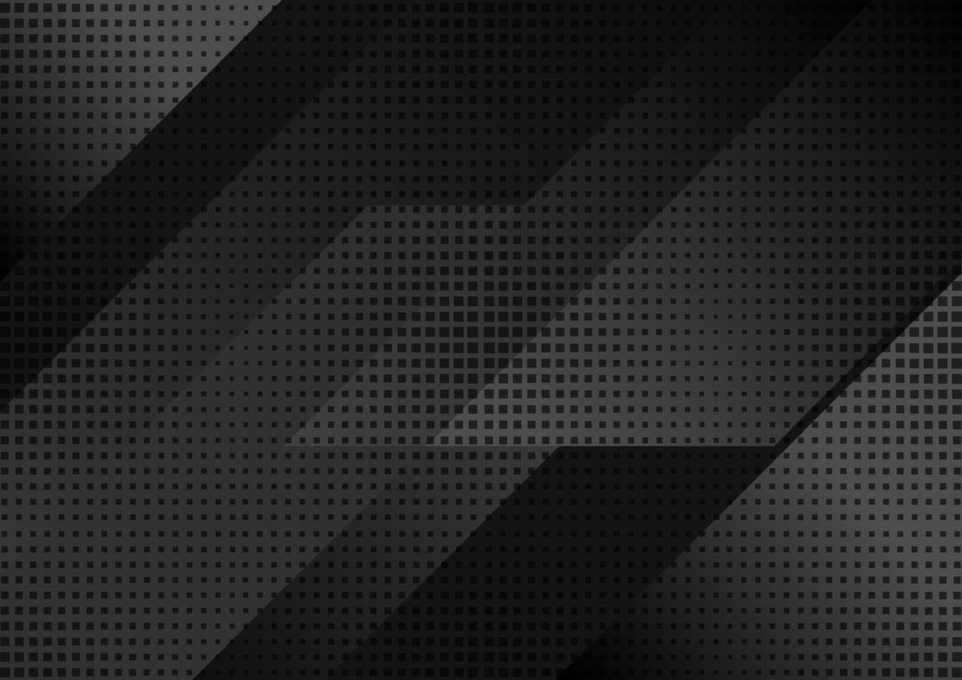 Black abstract tech geometric modern background vector
