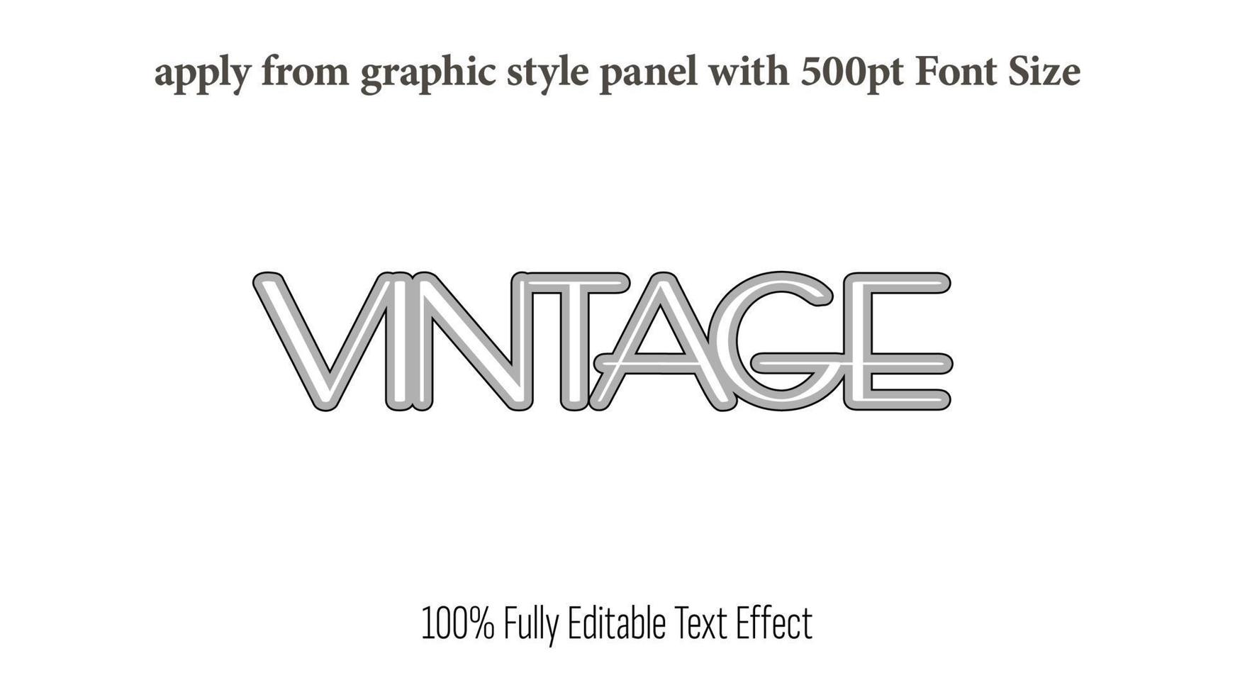 text effect - Graphic Style vector