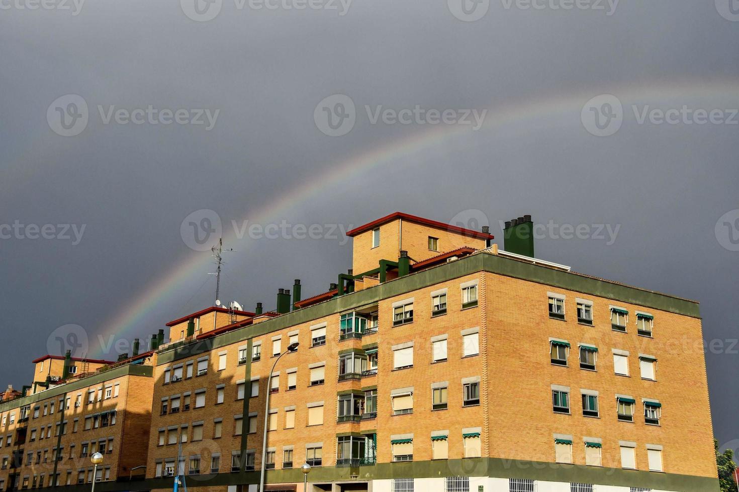 Buildings in the city photo