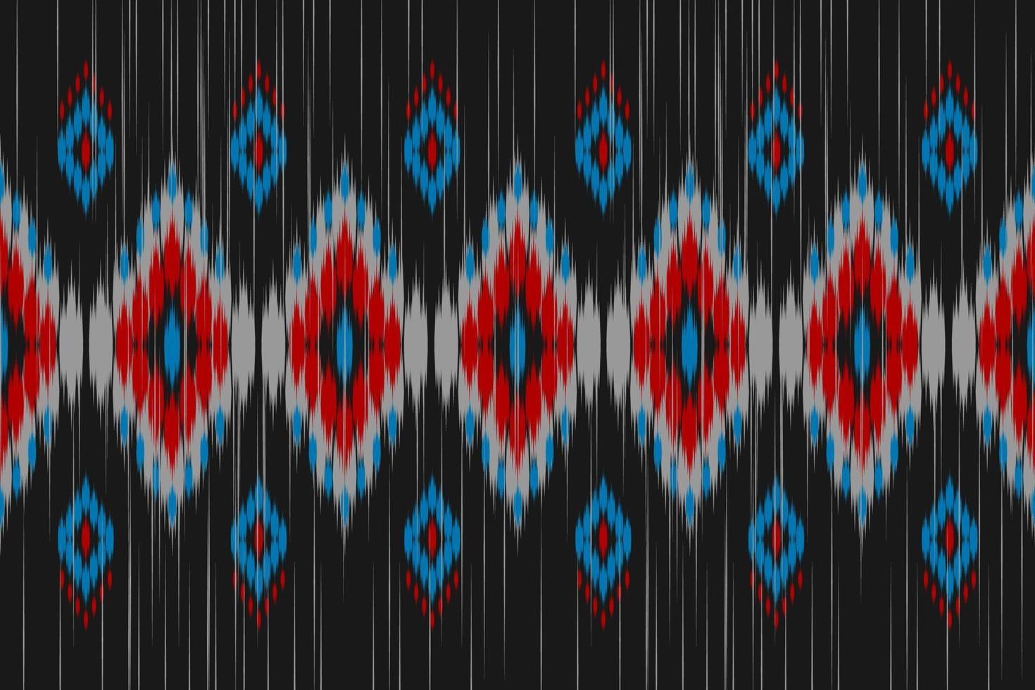 Carpet ethnic tribal pattern art. Ethnic ikat seamless pattern. American, Mexican style. vector