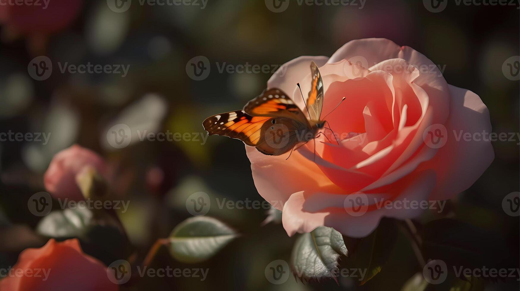 hermosa botánico flor elegancia estado animico o emoción generativo ai foto