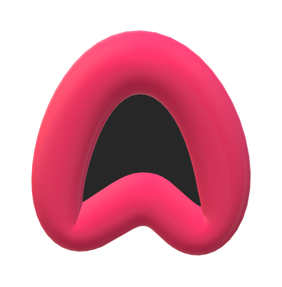 Open mouth isolated on a Transparent Background png