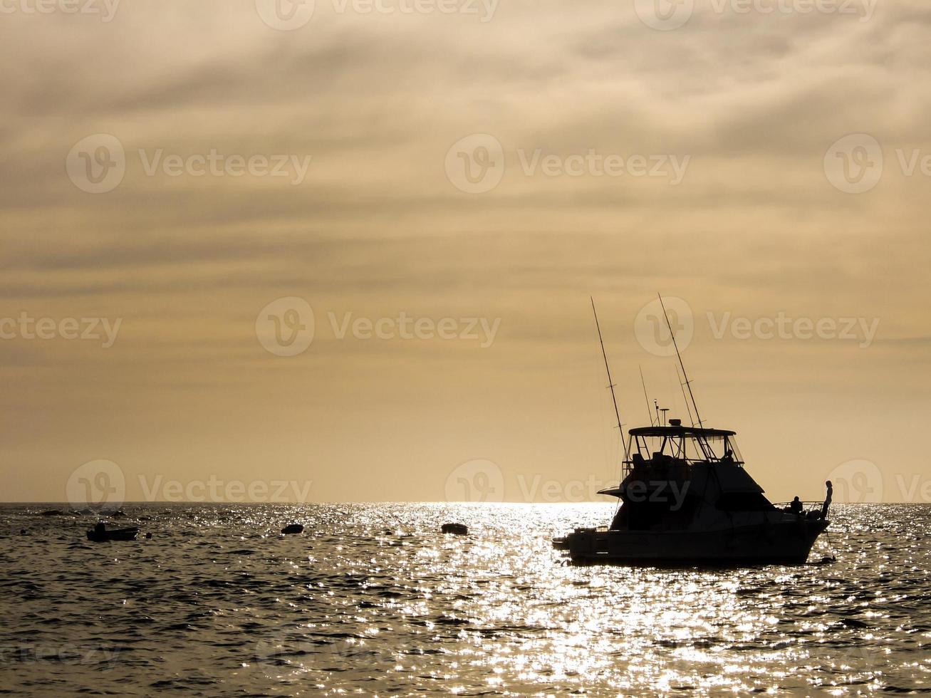 A boat on the sea photo
