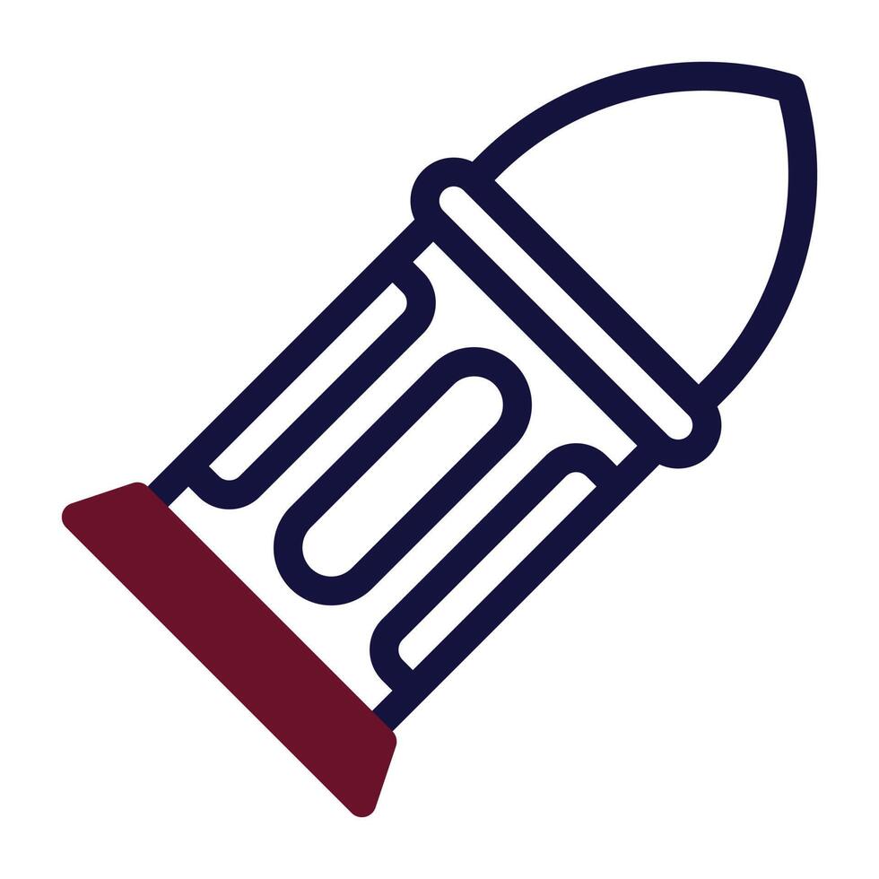 bullet icon duotone maroon navy colour military symbol perfect. vector