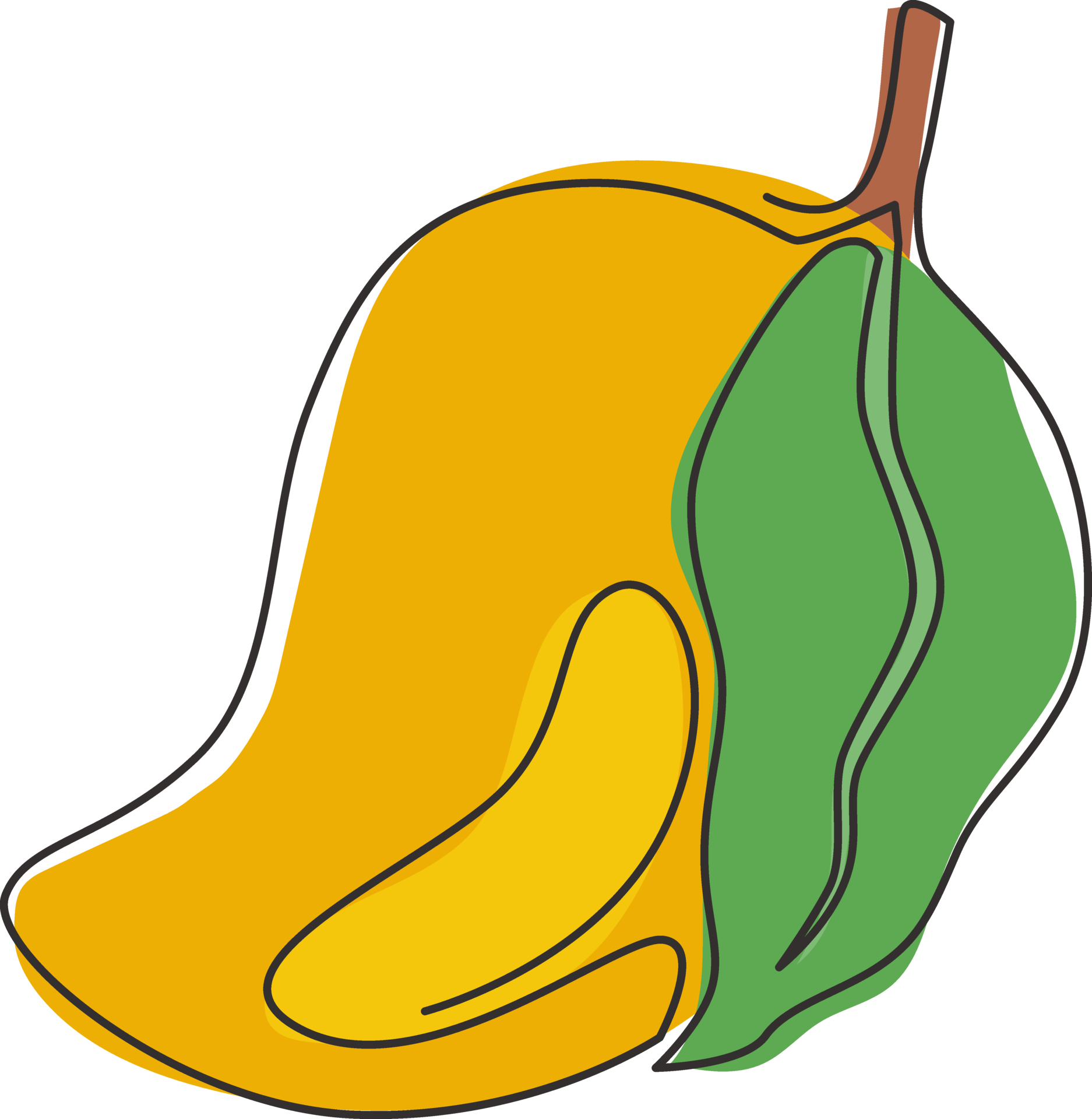 Single continuous line drawing whole bunch healthy organic bananas for  orchard logo. Fresh summer tropical fruitage concept fruit garden icon.  Modern one line draw design graphic vector illustration 22613484 PNG