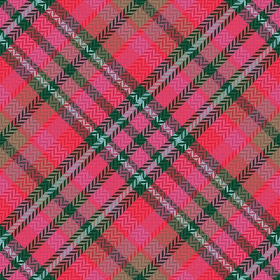 Seamless vector tartan. Pattern plaid textile. Fabric check background texture.