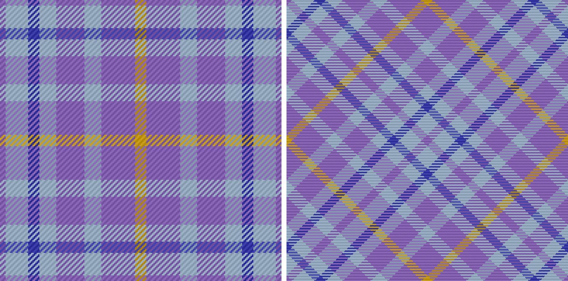 Fabric vector check. Textile plaid background. Tartan pattern texture seamless.
