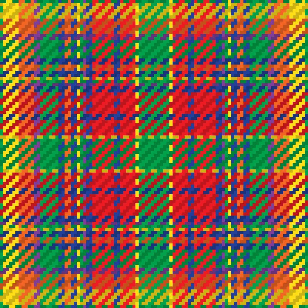 Seamless pattern of scottish tartan plaid. Repeatable background with check fabric texture. Vector backdrop striped textile print.