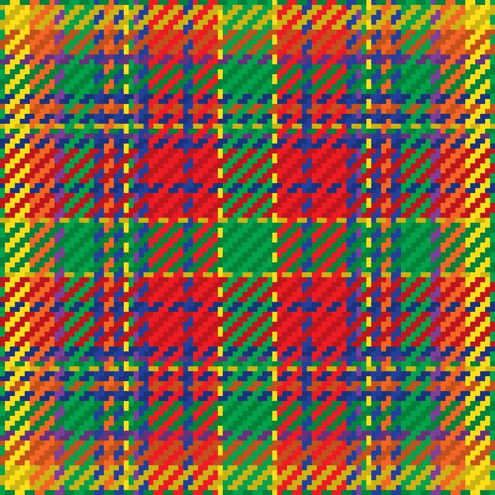 Seamless pattern of scottish tartan plaid. Repeatable background with check fabric texture. Vector backdrop striped textile print.