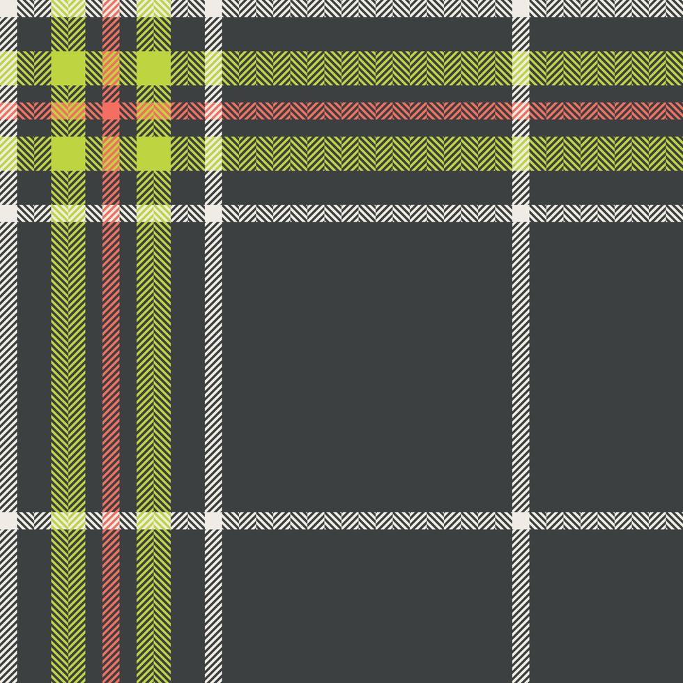 Plaid check pattern. Seamless fabric texture. Tartan textile print. vector