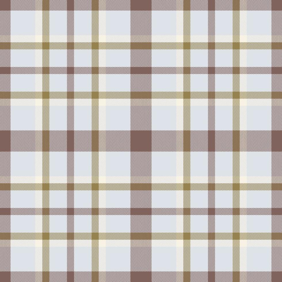 Plaid seamless pattern. Check fabric texture. Vector textile print.