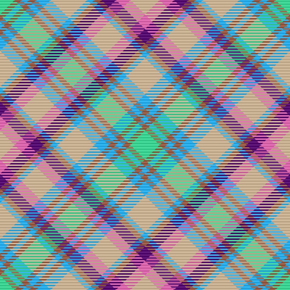 Texture check seamless. Fabric background vector. Tartan textile plaid pattern. vector