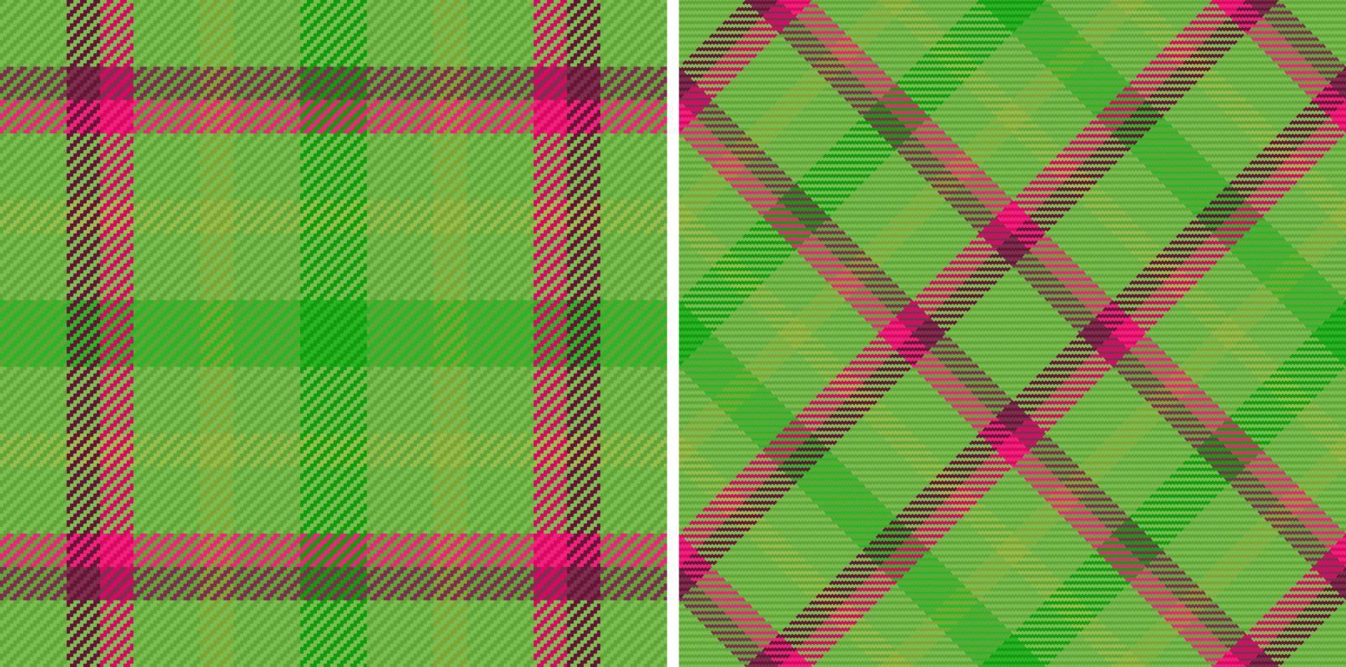 Fabric background pattern. Texture check seamless. Plaid vector tartan textile.