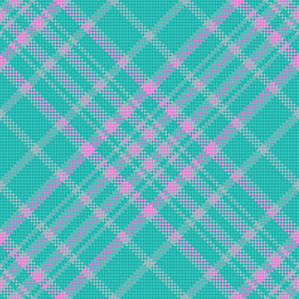 Textile fabric tartan. Pattern seamless texture. Check plaid background vector. vector