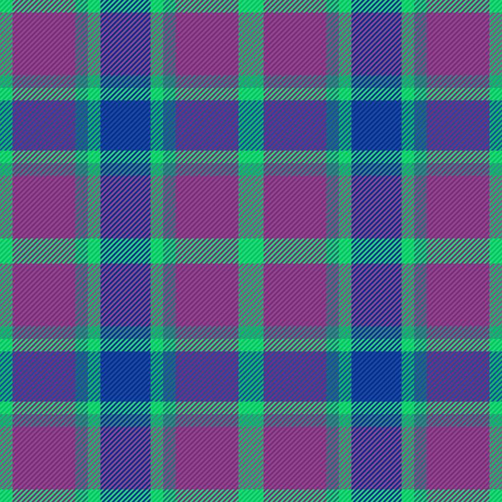 Check texture textile. Background vector fabric. Plaid tartan pattern seamless.