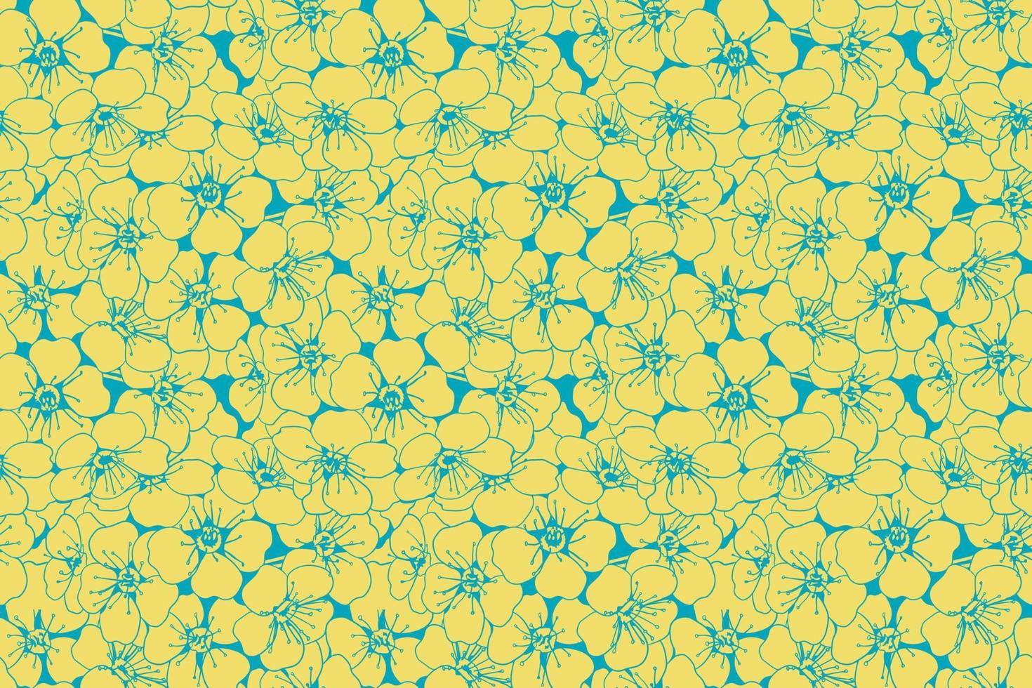 fondo de vector transparente de patrón floral. diseño de papel tapiz de follaje y flores de la naturaleza.