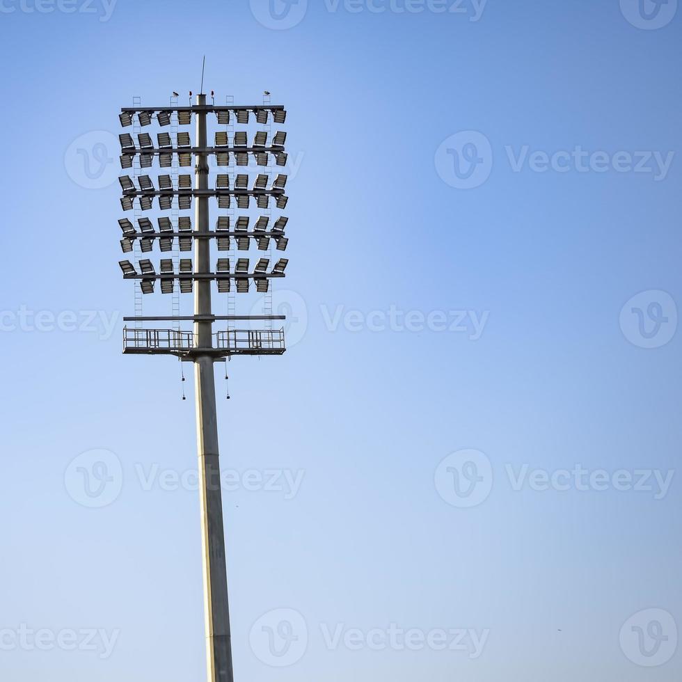 Cricket stadium flood lights poles at Delhi, India, Cricket Stadium Lights photo