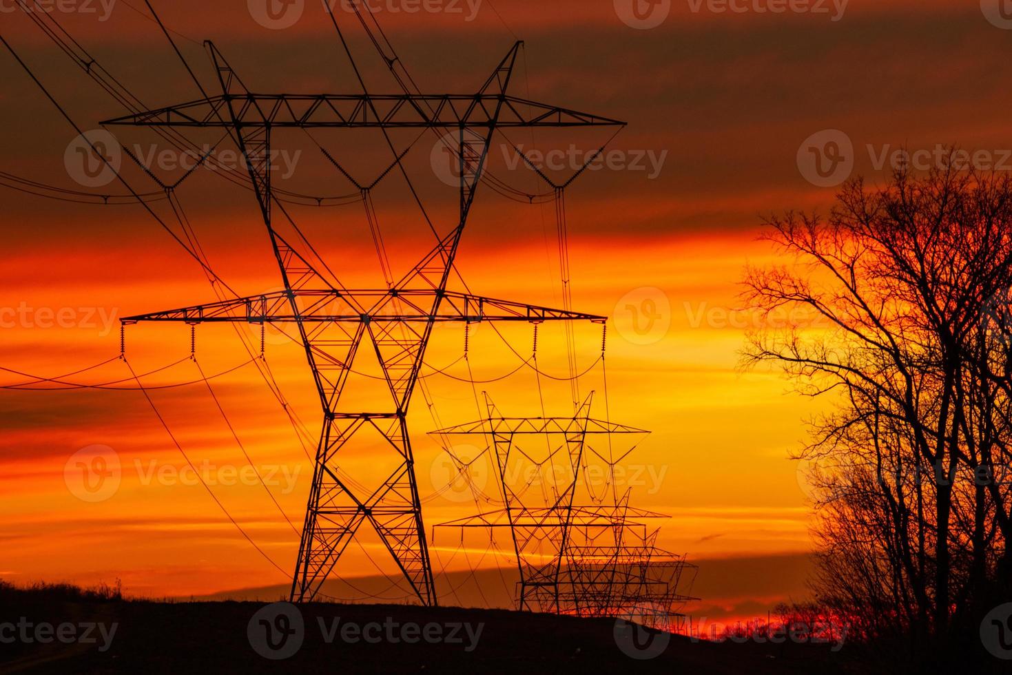 High Voltage Power Lines 22614154 Stock Photo at Vecteezy