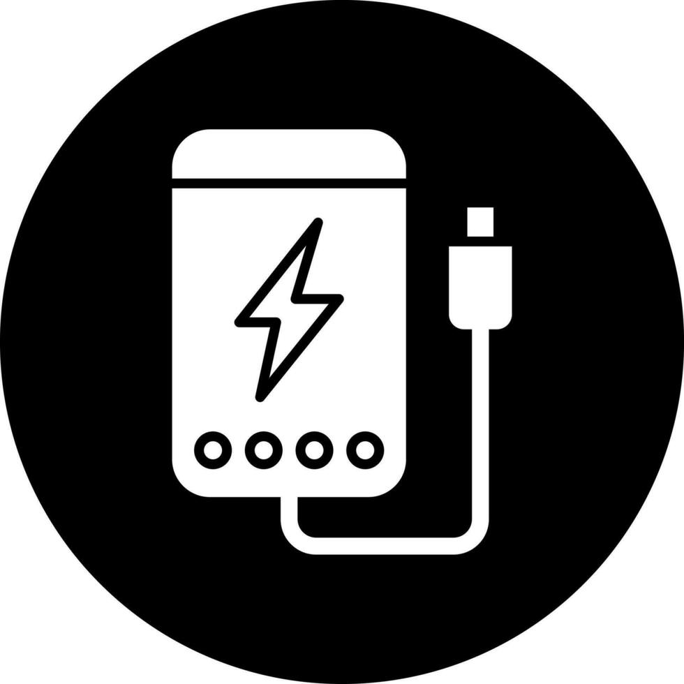 Power Bank Vector Icon Style