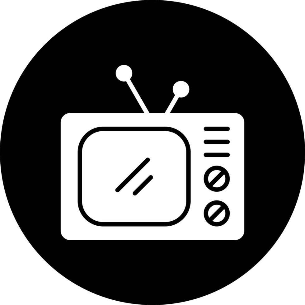 televisión vector icono estilo