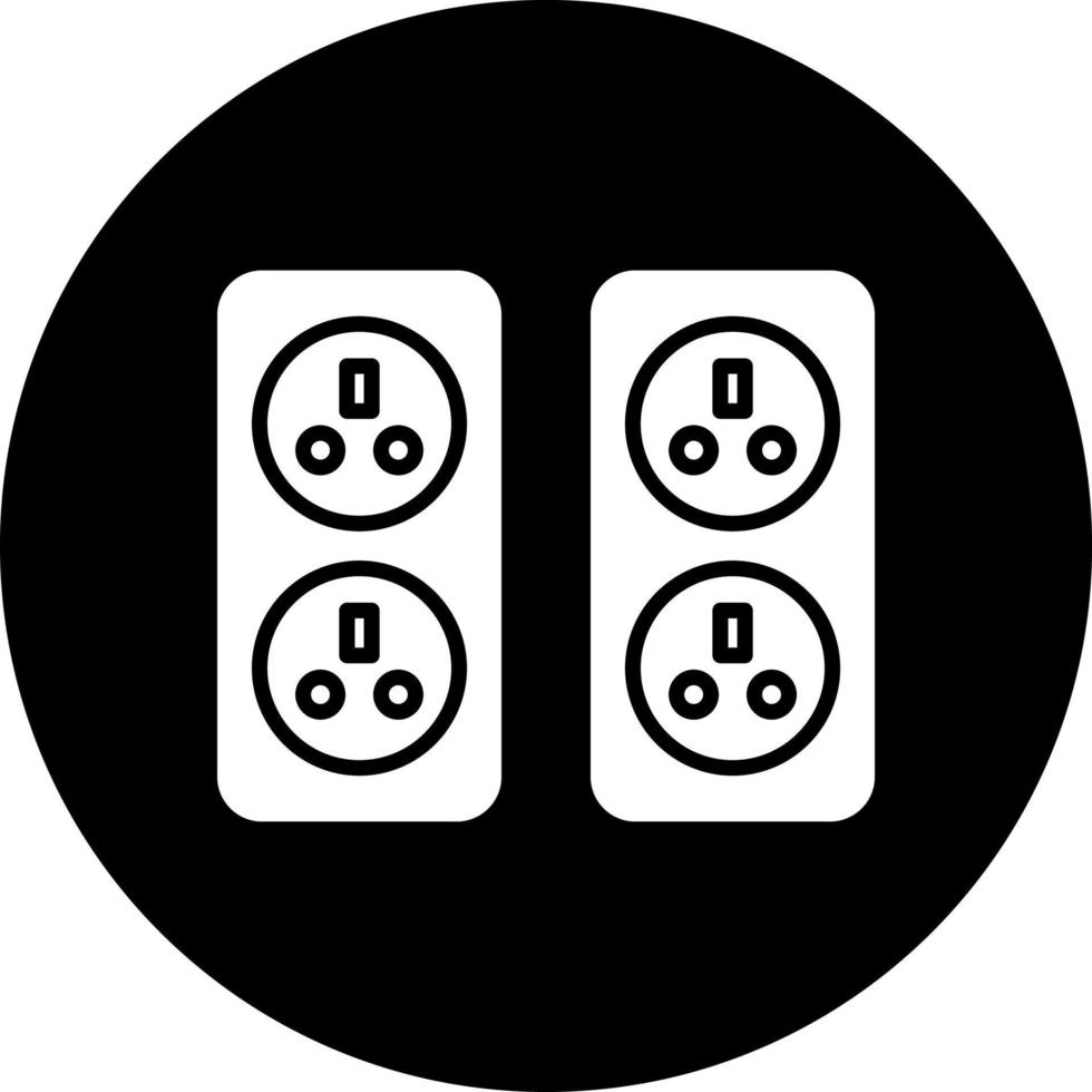 Wall Socket Vector Icon Style