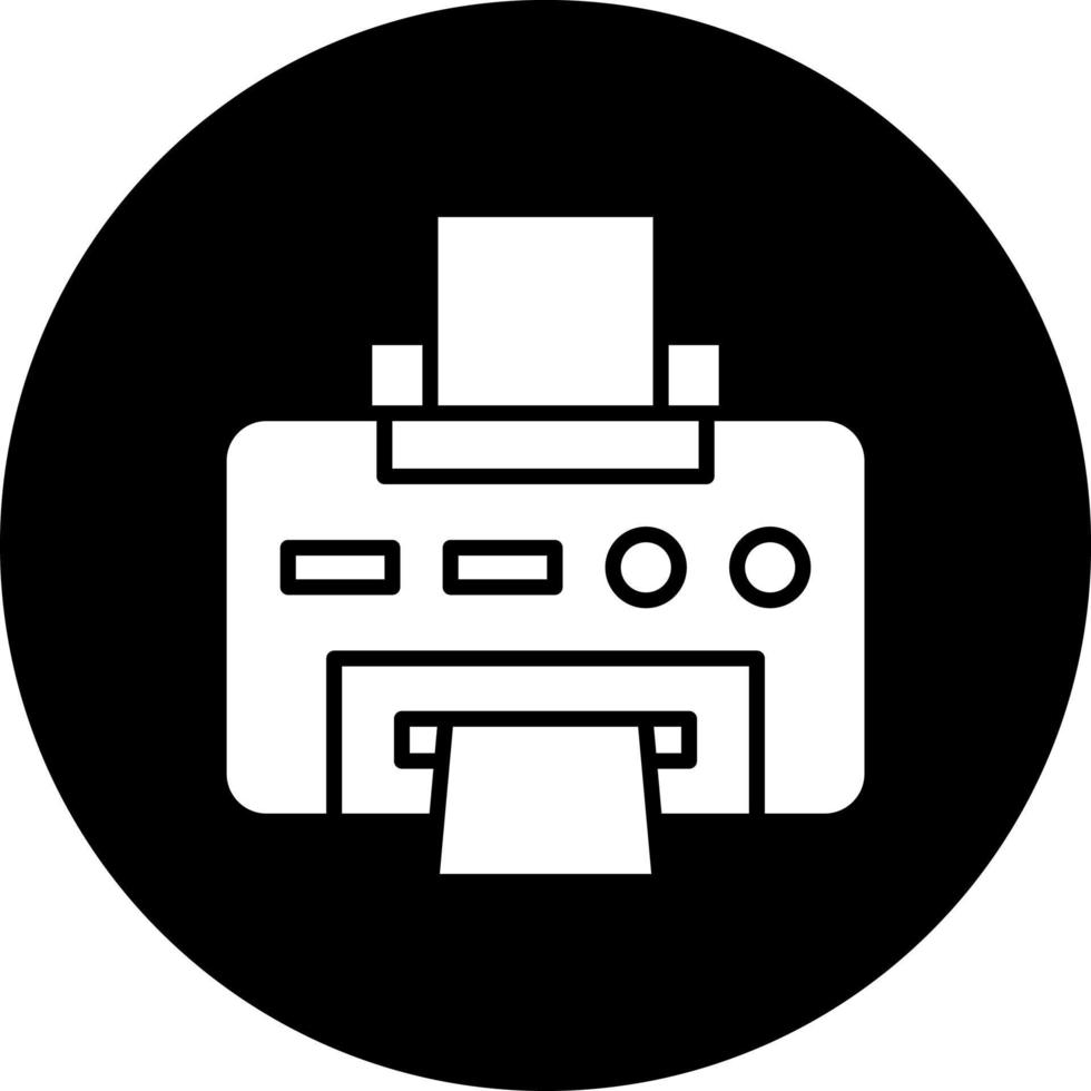 Printer Vector Icon Style